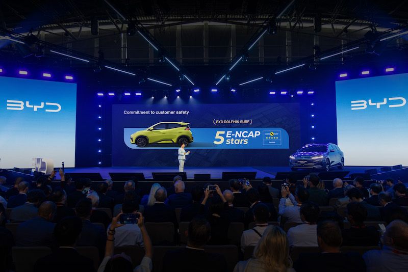 BYD DOLPHIN SURF là mẫu xe đầu tiên sản xuất tại nhà máy BYD ở Hungary