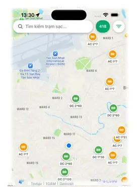 Bản đồ trạm sạc EV cho xe điện tại Việt Nam