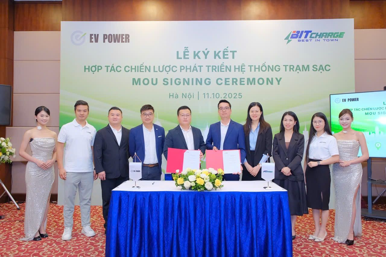 BitCharge và EV Power bắt tay chiến lược, mở rộng mạng lưới trạm sạc thông minh tại Việt Nam