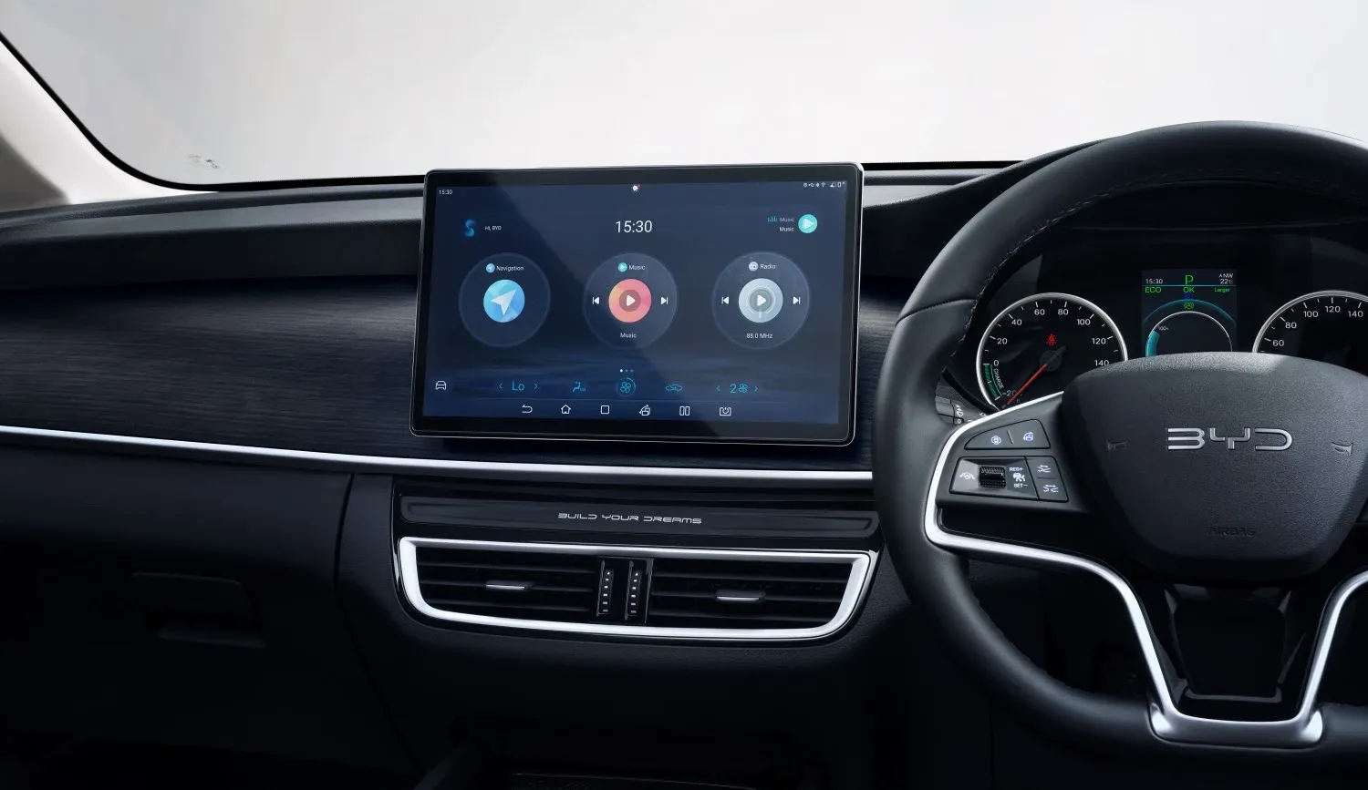 Nội thất BYD M6 Black + Brown - view 5