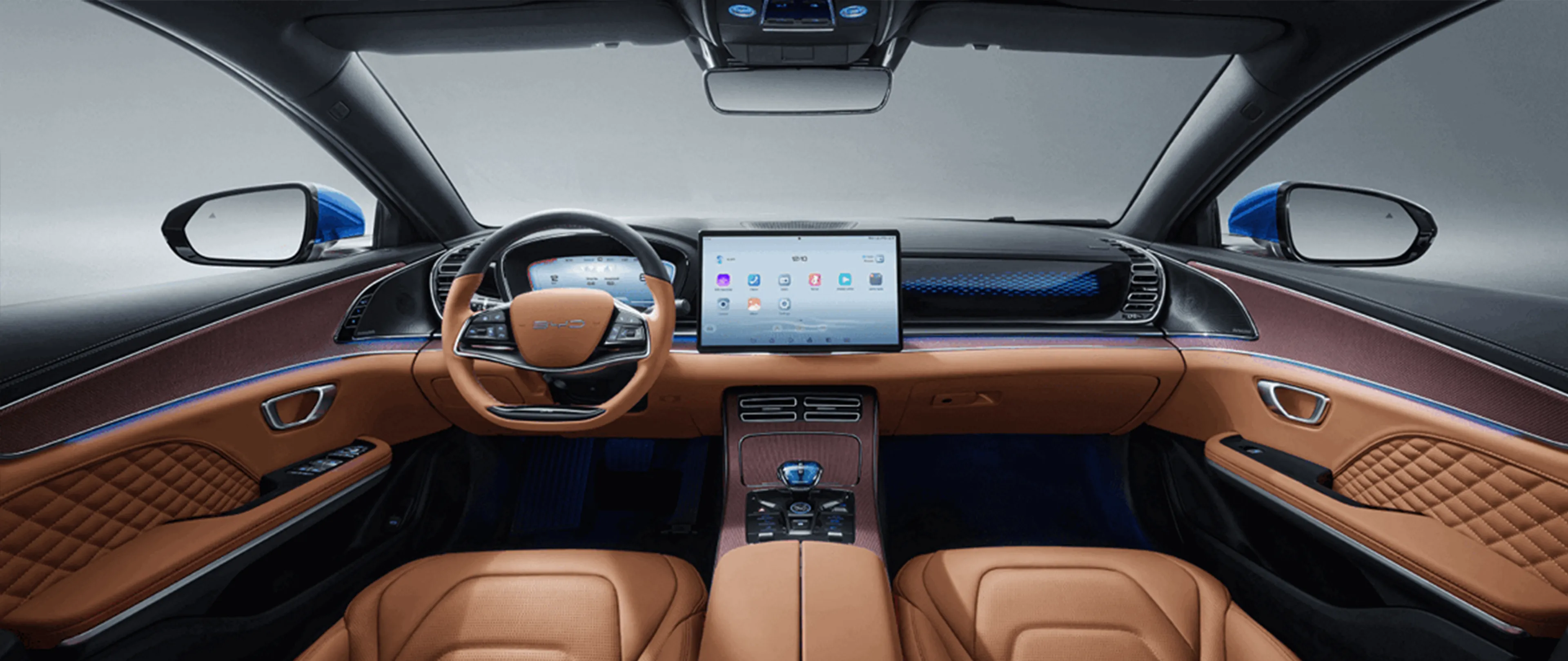 BYD Han Interior Brown - 2